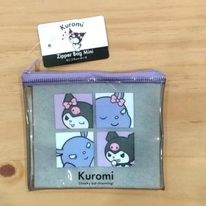New Sanrio Kuromi mini zipper Cosmetic Bag Travel Pouch